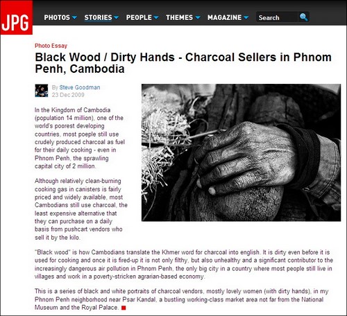 Steve's photo essay about charcoal vendors in Phnom Penh published on JPG Magazine.
